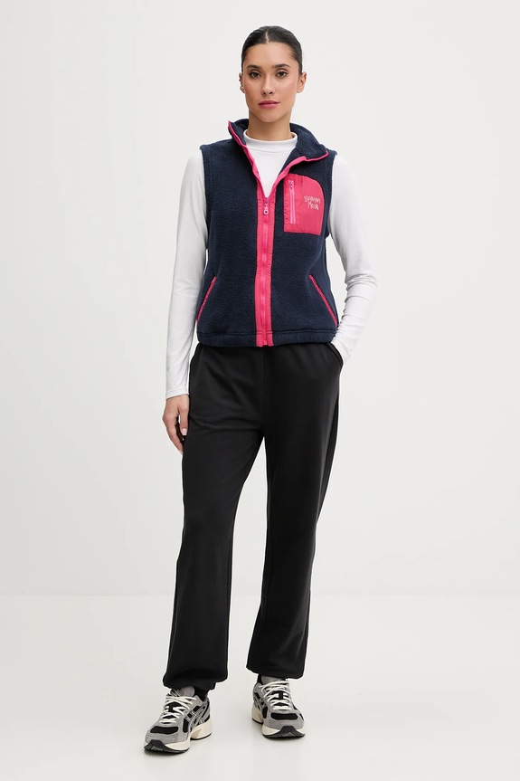 Fleecová vesta Banana Moon Hillside SPRY.HILLSIDE námořnická modř AW25