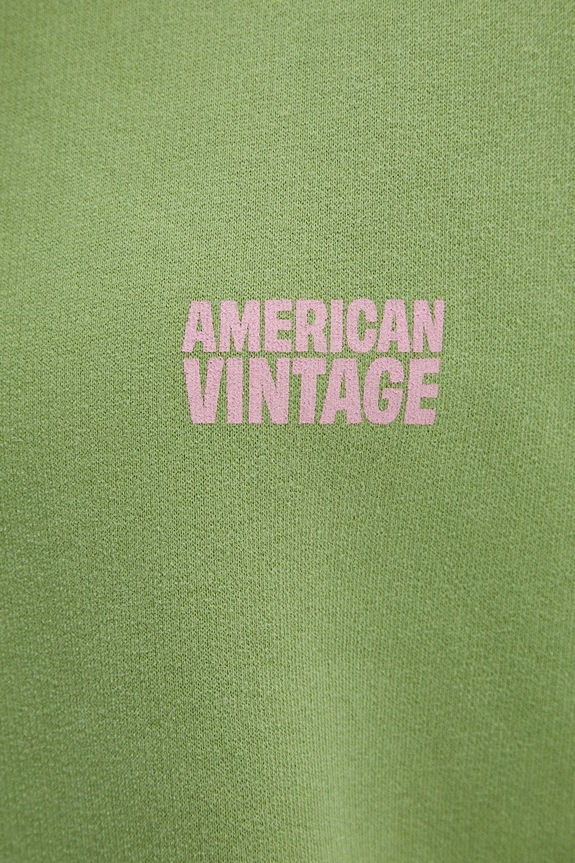 American Vintage кофта жіноча бавовняна PLI03C зелений