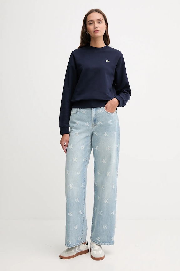 Lacoste bluza bawełniana SF5270 granatowy AW25