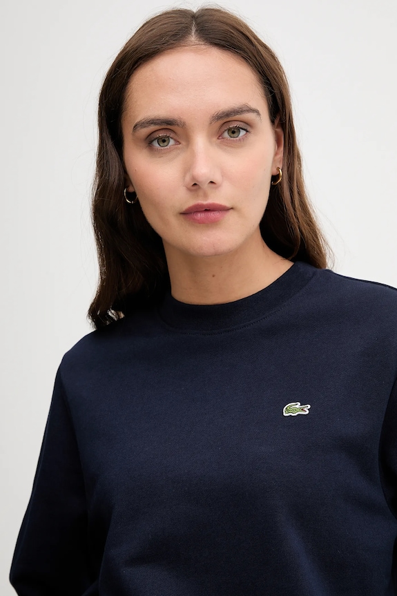 Lacoste bluza bawełniana granatowy SF5270