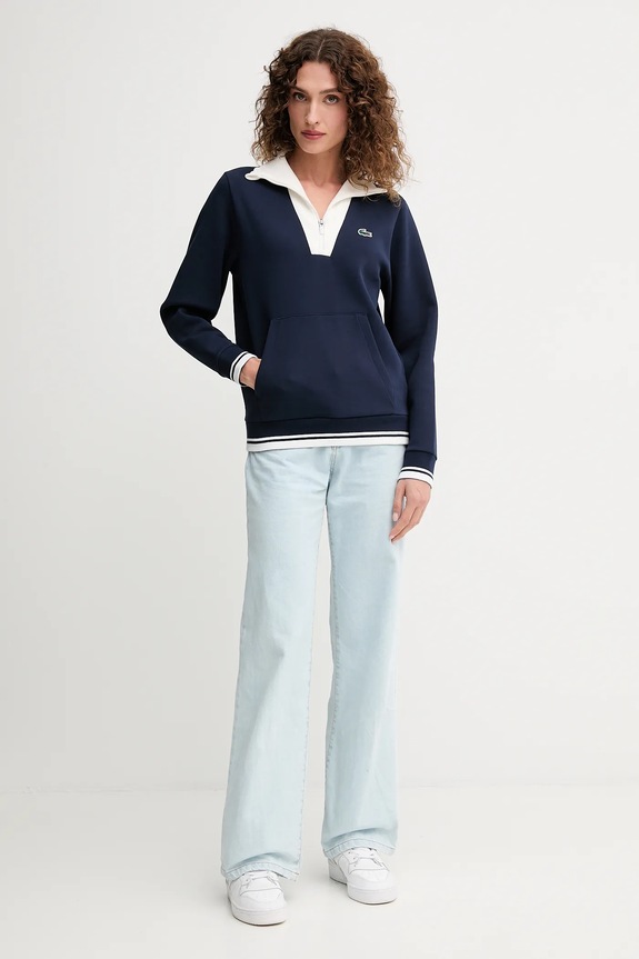 Lacoste felpa SF8634 blu navy SS26