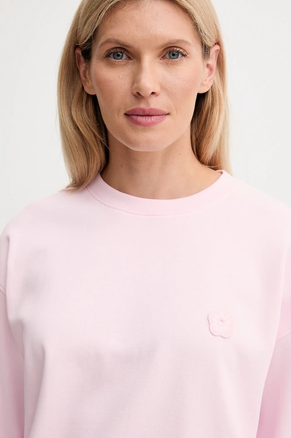 Pamučna dukserica Kenzo roza FF52SW1804MF