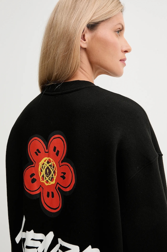 Bavlnená mikina Kenzo Kenzo x Futura čierna FF62SW4504MB