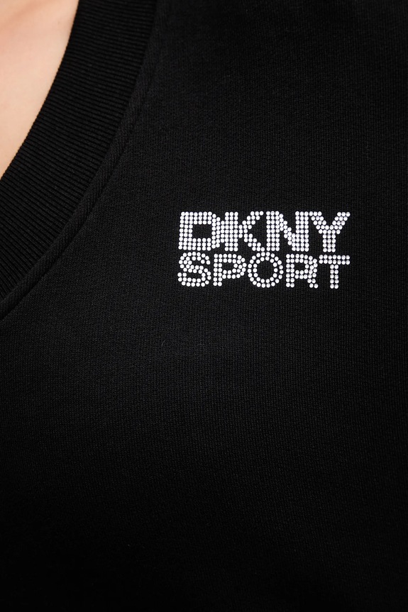 Хлопковая кофта Dkny DP5T1279 чёрный