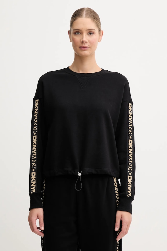 Хлопковая кофта Dkny без капюшона чёрный DP5T1414