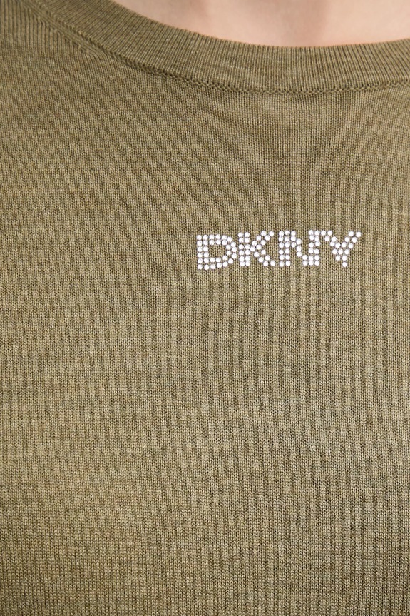 Dkny sweter DJ5R0743 zielony
