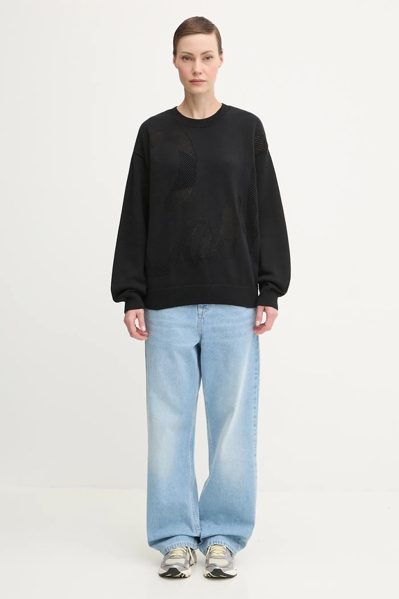 Pamučni pulover Carhartt WIP W' Perla I035185.89XX crna