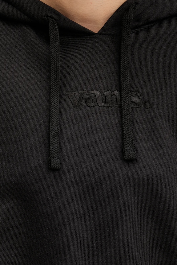 Bavlněná mikina Vans VN000RAHBLK1 černá