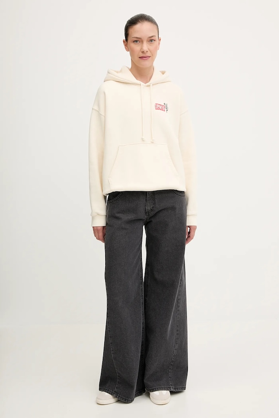 Levi's bluză 001B6.0004 bej AW25