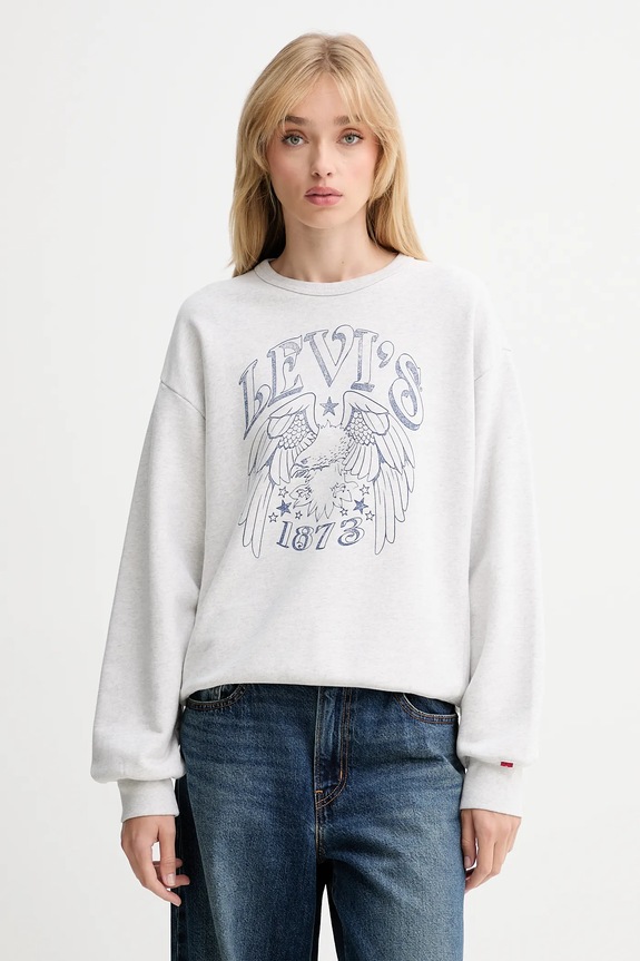 Mikina Levi's směs šedá A7288.0100