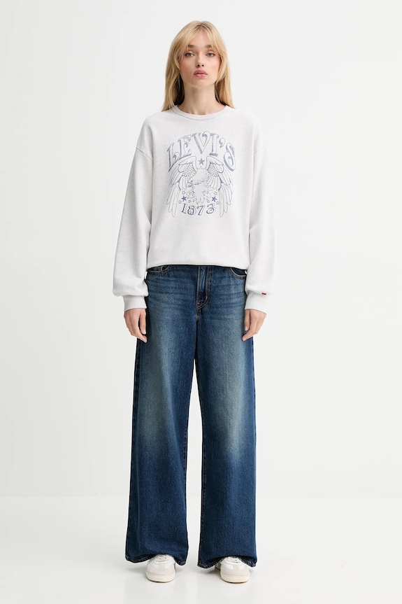 Mikina Levi's A7288.0100 šedá AW25