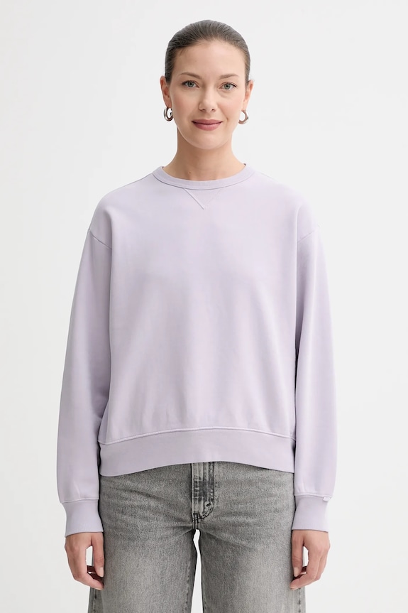 Βαμβακερή μπλούζα Levi's βαμβάκι μωβ A8789.0021