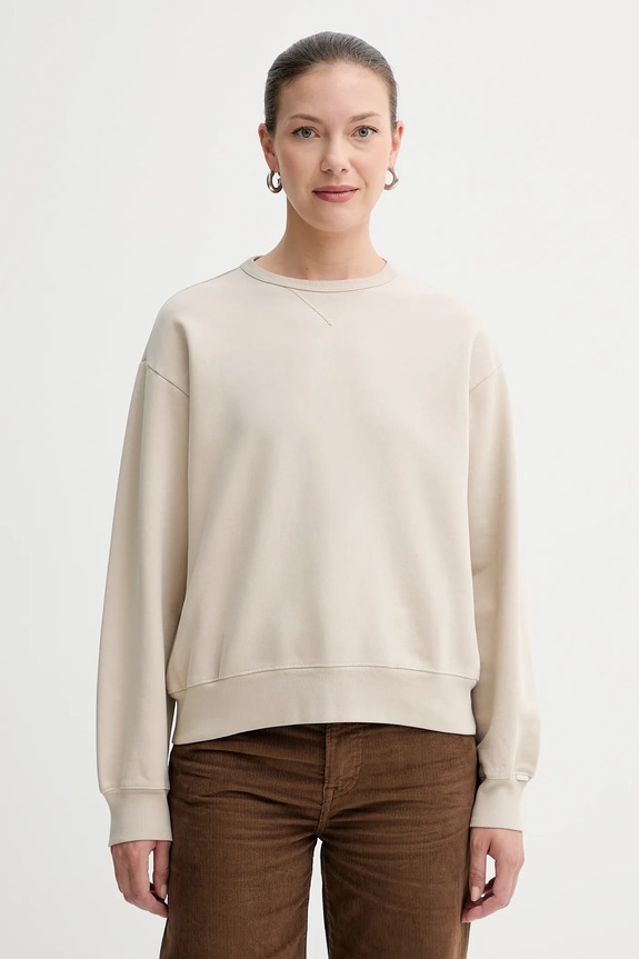 Βαμβακερή μπλούζα Levi's βαμβάκι μπεζ A8789.0023