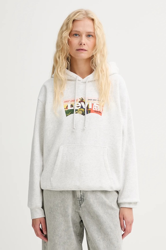Levi's bluză melanj gri A8801.0041