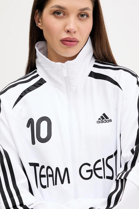 Dukserica adidas Originals Ovzd Tracktop bijela KE7570