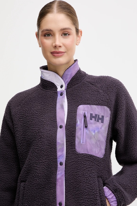 Fleecová mikina Helly Hansen IMPERIAL fialová 63372