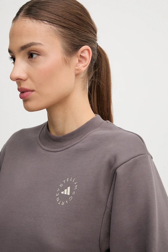 Tréningová mikina adidas by Stella McCartney sivá JW4692