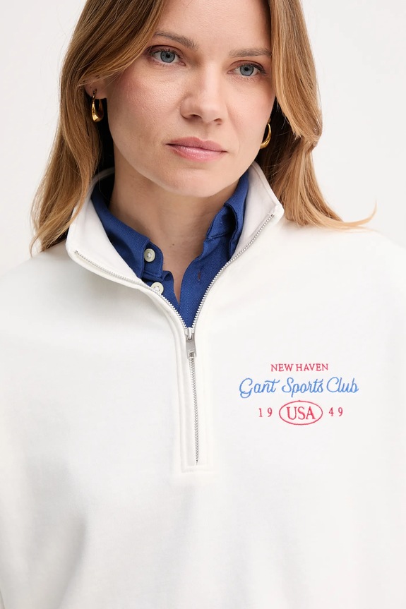 Gant bluza bawełniana biały 4204215