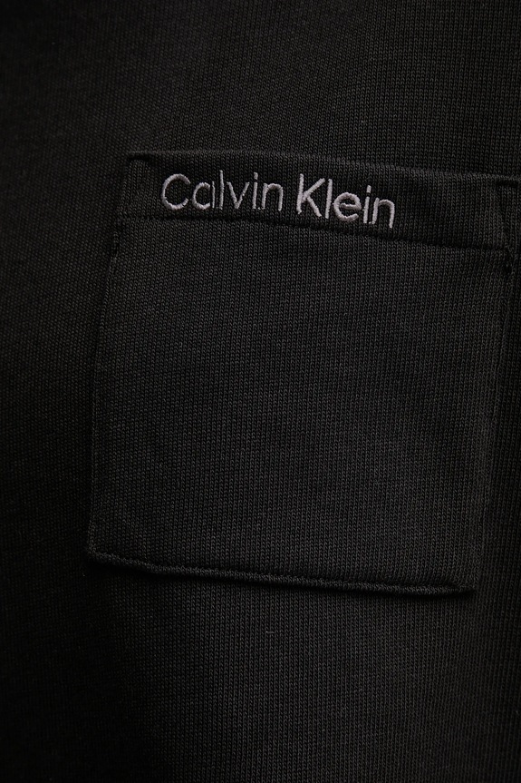 Calvin Klein Underwear mikina loungwear dámska bavlnená čierna LV00QS7516