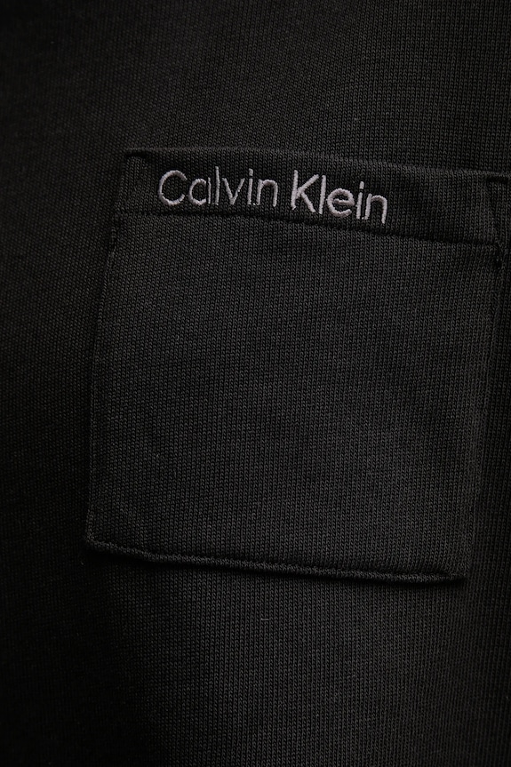 Calvin Klein Underwear mikina loungwear dámska bavlnená čierna LV00QS7516
