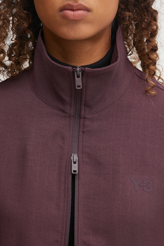 Y-3 bluza 3-Stripes Track Top fioletowy KA9491