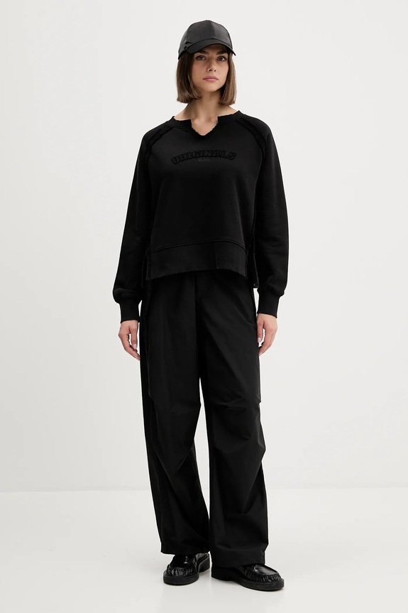 Памучен суичър Guess Originals W5BQ27.KCPR1 черен AW25