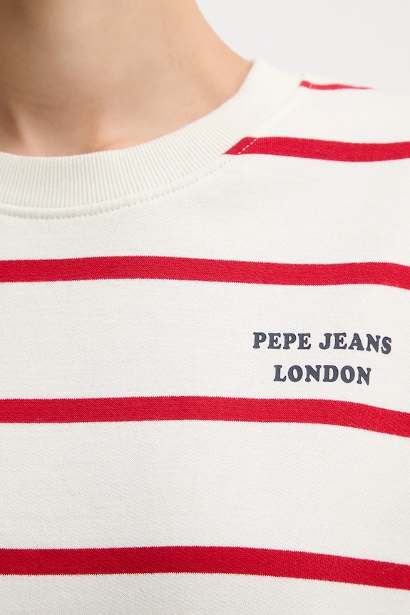 Bavlněná mikina Pepe Jeans PL5800020 béžová