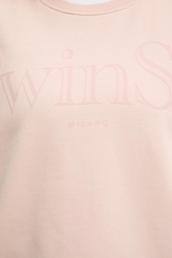 Twinset bluza bawełniana 252TT2330 pomarańczowy