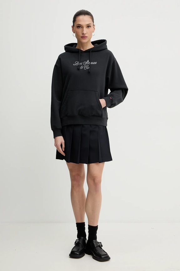 Levi's hanorac de bumbac A7296.0057 gri AW25