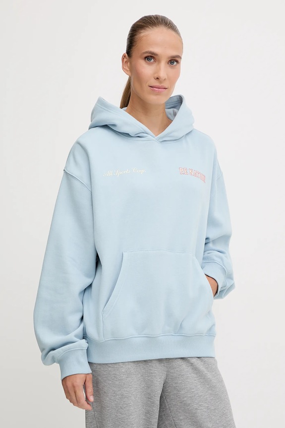 P.E Nation bluza bawełniana Surge nadruk niebieski 253H116