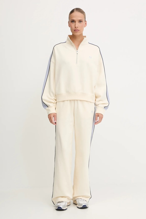 P.E Nation bluza bawełniana Align 253F171 beżowy AW25