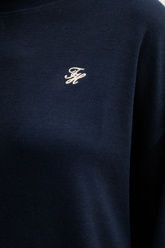 Μπλούζα Tommy Hilfiger WW0WW46152 σκούρο μπλε