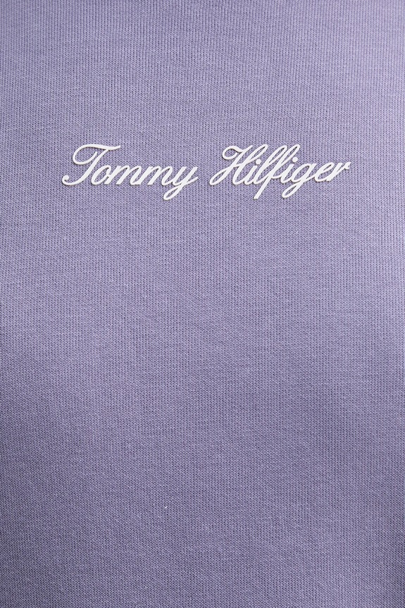 Μπλούζα Tommy Hilfiger WW0WW47459 μωβ