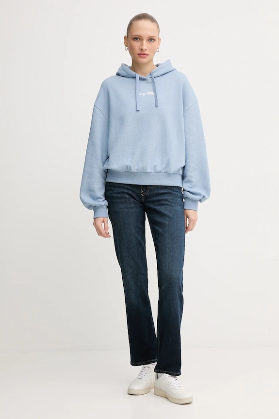 Tommy Hilfiger bluza WW0WW47459 niebieski AW25