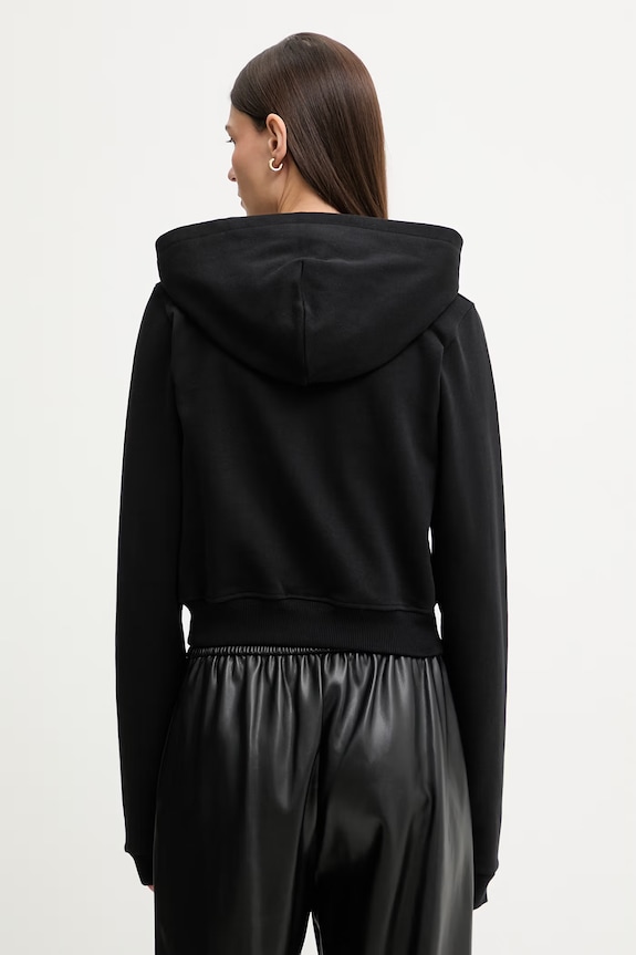 Oblečenie HELIOT EMIL mikina na zips s kapucňou dámska bavlnená AW25.W.13.085.BLK01 čierna