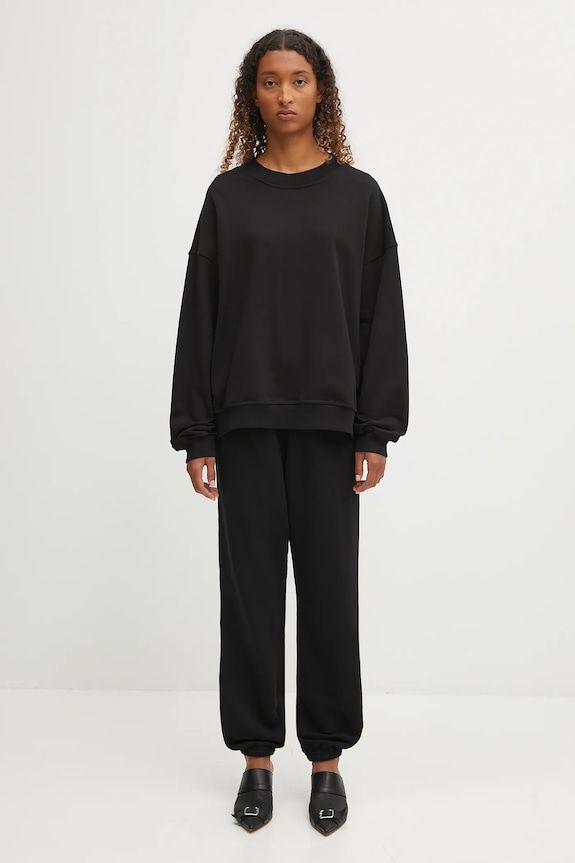 Fiorucci bluza bawełniana Cash and Carry Print Relaxed Crewneck W02FPSCR188CJ01BK01 czarny