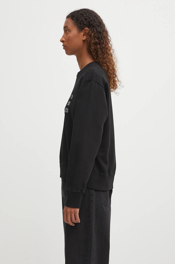 MM6 Maison Margiela felpa in cotone S52GU0248.M25025.900 nero AW25