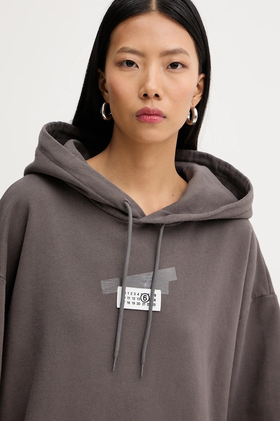 MM6 Maison Margiela pamut melegítőfelső szürke S62GU0142.M25024.810
