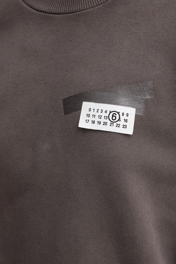 Bavlněná mikina MM6 Maison Margiela S62GU0143.M25024.810 šedá