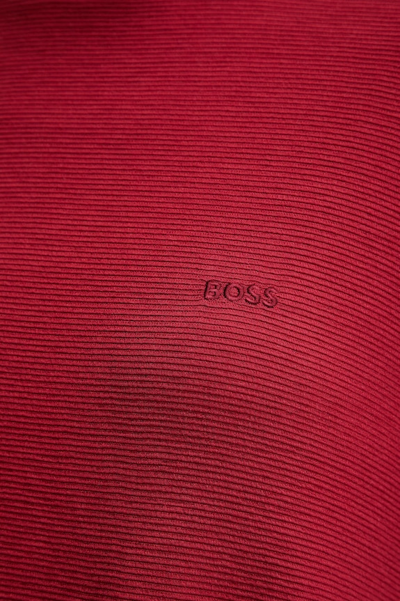 BOSS bluză lounge Ottoman_Sweatshirt 50535769 burgundia
