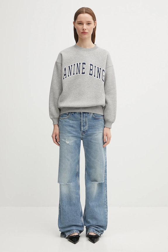 Anine Bing sweatshirt spencer A.08.11531 gray