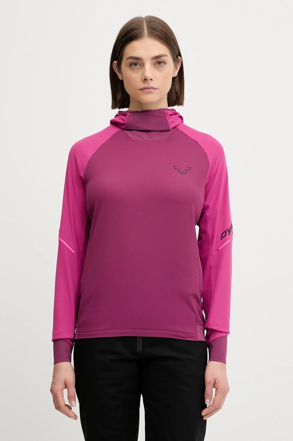 Φούτερ εξωτερικού χώρου Dynafit Alpine με κουκούλα ροζ 08.0000071989