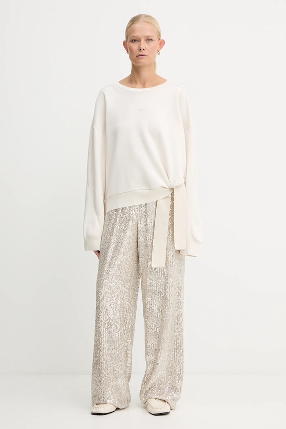 Mikina BOSS Essega 50550338 béžová AW25