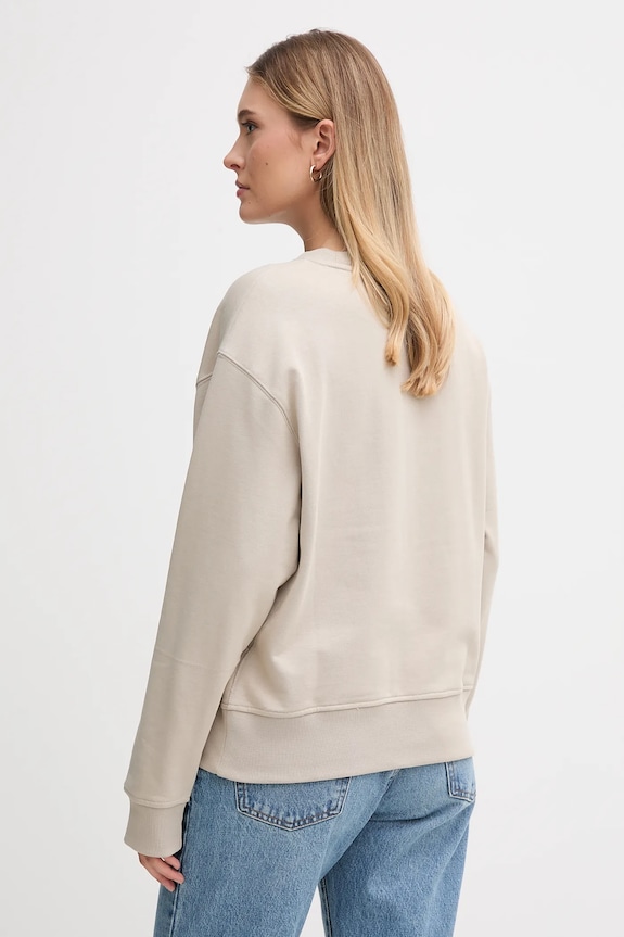 Calvin Klein bluza LV044D203G beżowy AW25