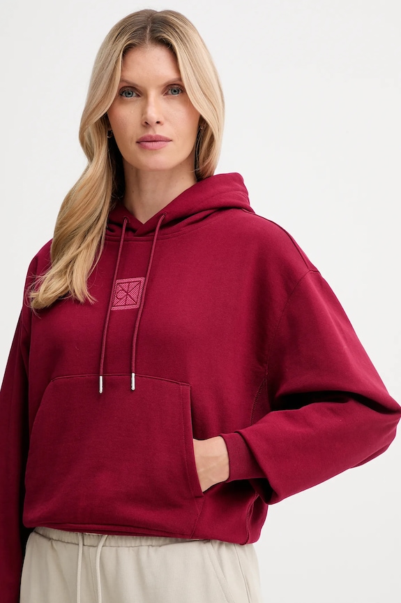 Μπλούζα Calvin Klein μπορντό LV044D204G