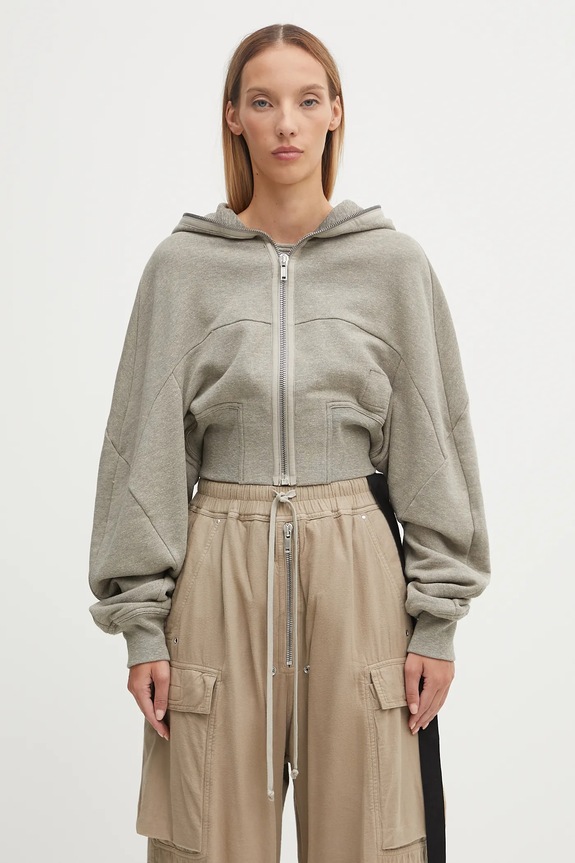 Rick Owens DRKSHDW sweatshirt Collage Gimp other gray DS02E7233.FGM