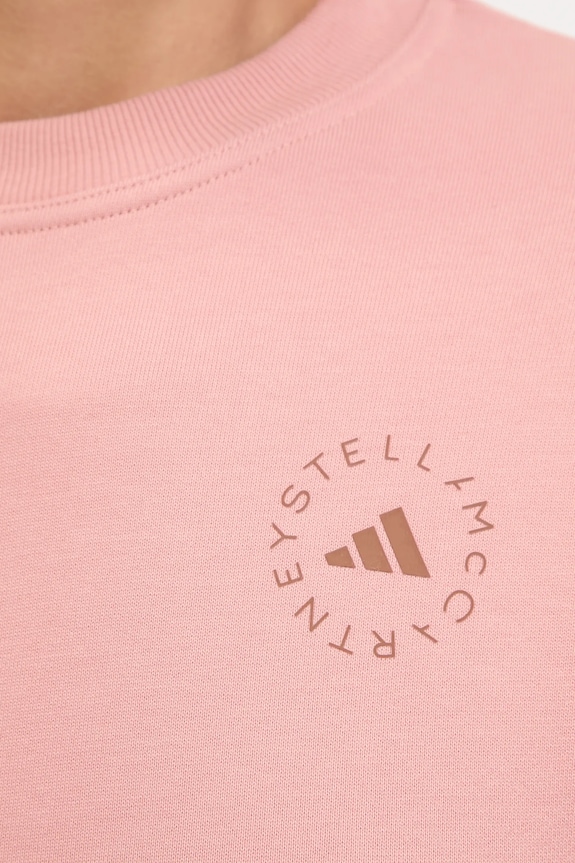 adidas by Stella McCartney bluza bawełniana JX6784 pomarańczowy