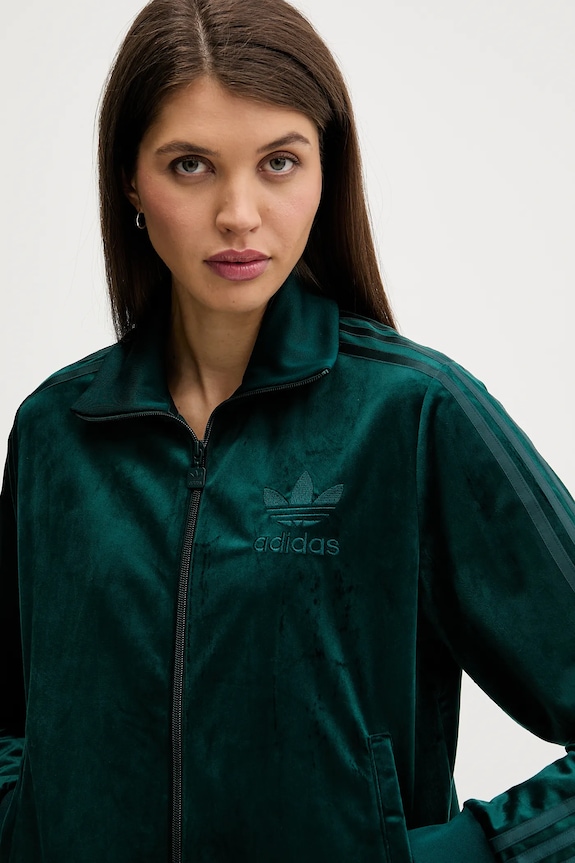 adidas Originals felpa Velvet verde JY2589