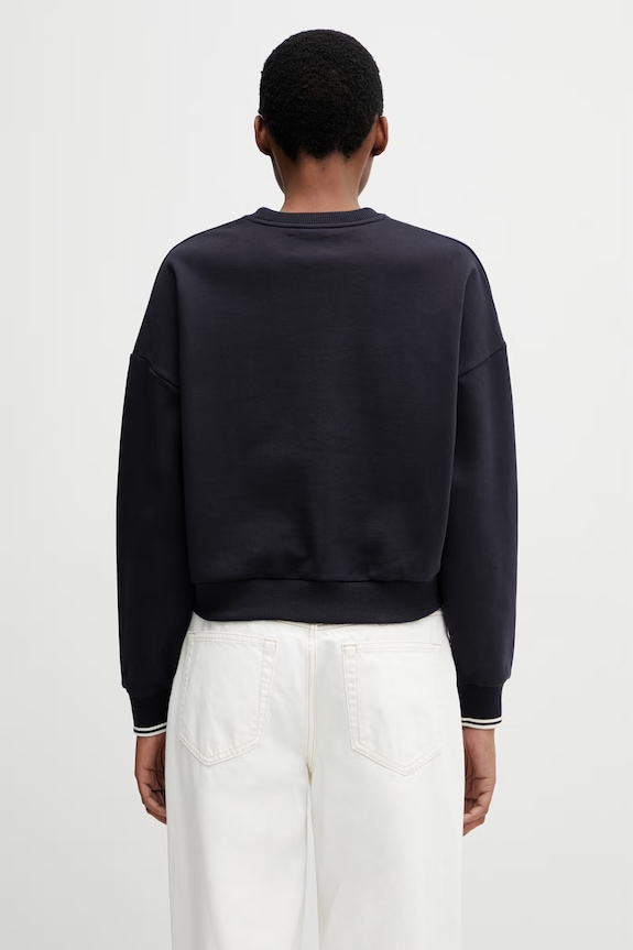 Odzież Fred Perry bluza bawełniana damska G1148 granatowy