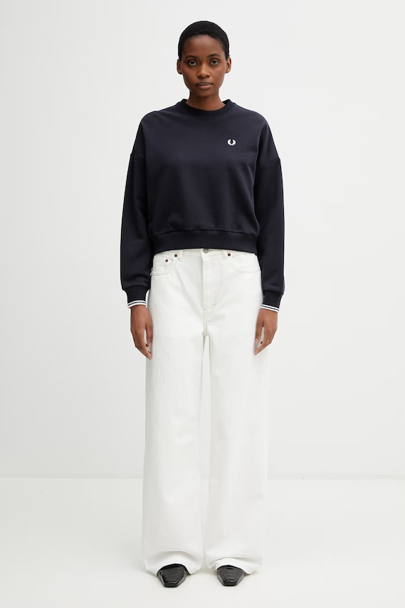 Fred Perry bluza damska bawełniana G1148 granatowy